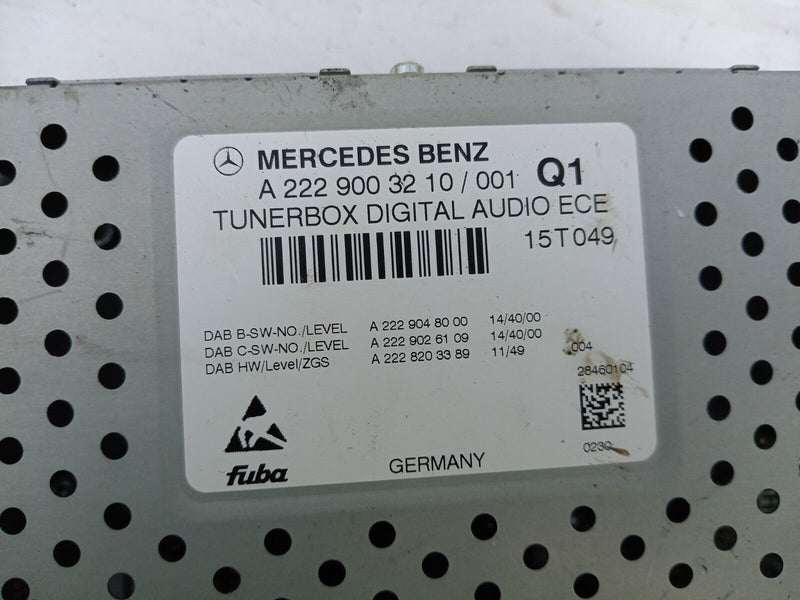 MERCEDES C CLASS W205 2014-18 DIGITAL TUNER BOX AUDIO ECE DAB A2229003210 #