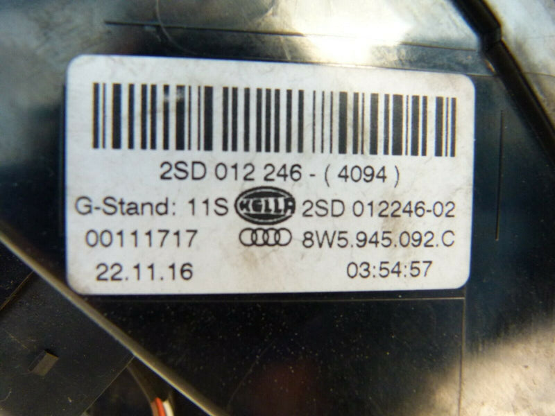 AUDI A4 B9 8W SALOON 2015-18 RIGHT DRIVER SIDE REAR LIGHT LAMP 8W5945092C
