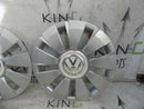 VW UP 2011-2017 FOX GENUINE CAPS 4x WHEEL TRIMS 14' CAP COVERS 1S0601147G