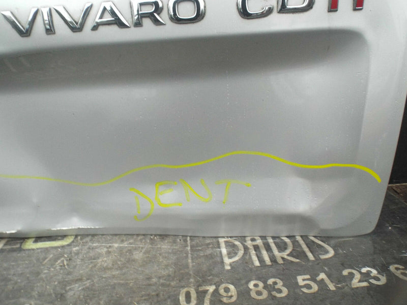 Vauxhall Vivaro Renault Trafic Primastar  O/S Rear Door Right Driver 2002 - 2014