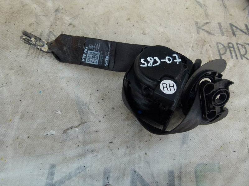 VW UP 2011-2016 REAR RIGHT SIDE SEAT BELT GENUINE 1S0857806 S83-07