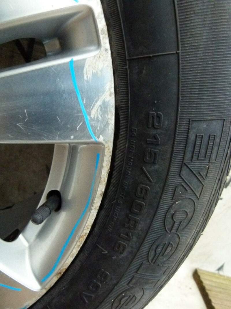 MERCEDES W212 ALLOY WHEEL 16" 8Jx16H2 ET46 A2124010202 TYRE 215/60 R16