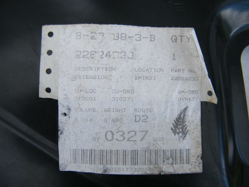 VAUXHALL INSIGNIA REAR RIGHT QUARTER LOWER 22824233 (087)