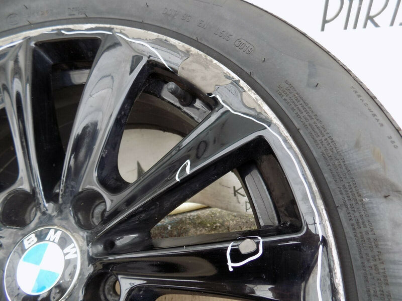 BMW  5/6 SERIES F10 F11  BLACK 8JX17" ALLOY WHEEL WITH TYRE GENUINE 6780720