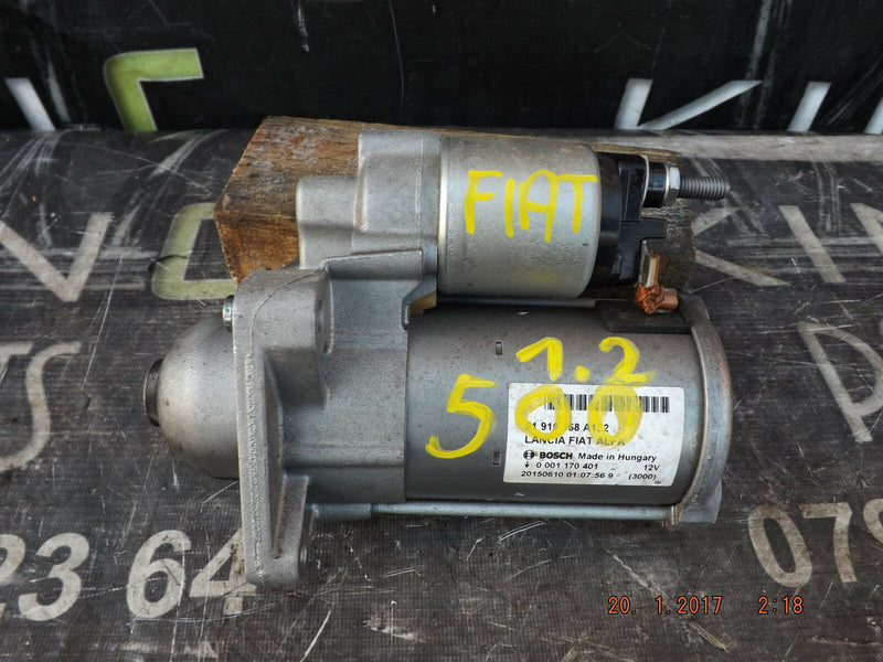 FIAT 500 2007-2015 PETROL 1.2 ENGINE GENUINE STARTER MOTOR BOSH 0001170401 12V