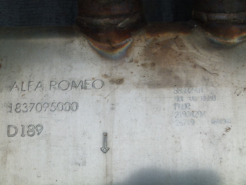 ALFA ROMEO GIULIA 2.9 PETROL PIPE& EXHAUST MUFFLER *CUT TO ORDER 1837095000