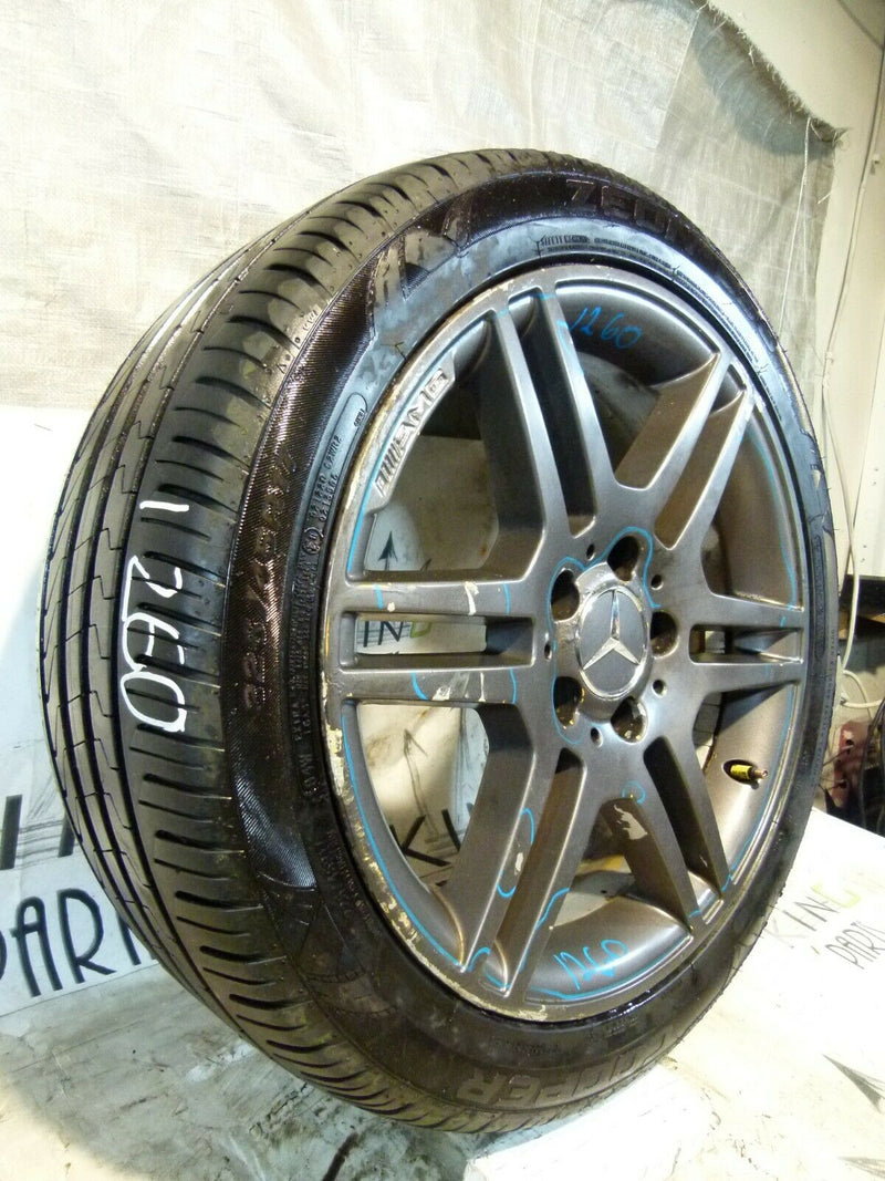 MERCEDES W204 GENUINE ALLOY WHEEL 17" 7.5Jx17H2 ET47 TYRE 225/45 R17