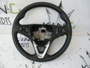 VAUXHALL CORSA E 2014-ON MULTIFUNCTION LEATHER STEERING WHEEL 453798480