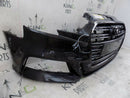 AUDI A3 (8V) S-LINE FACELIFT 2017-20 BLACK FRONT BUMPER GENUINE 8V3807437