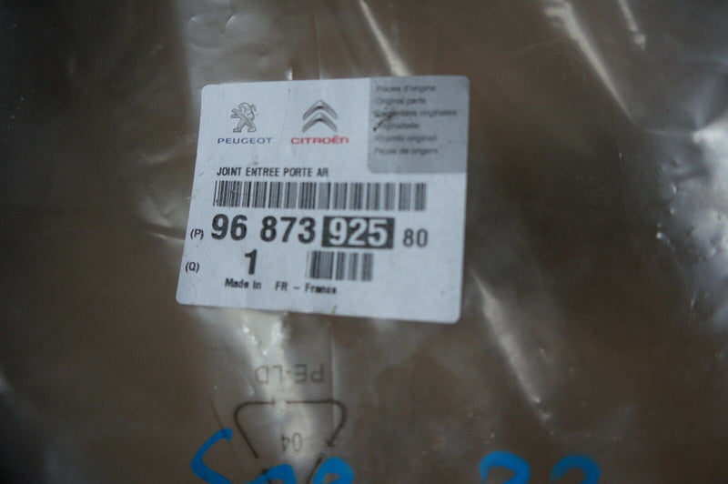 CITROEN DS4 2010-2015 Rear Door Seal Rubber 9687392580 /S02-22