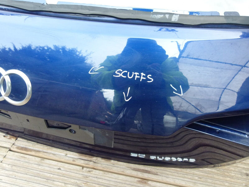 AUDI E-TRON 2018-ON GENUINE ALUMINIUM BOOT LID TAILGATE PANEL in BLUE