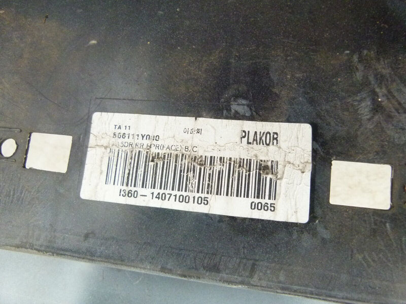 KIA PICANTO TA MK2 2011-2014 REAR BUMPER GENUINE TA 5DR