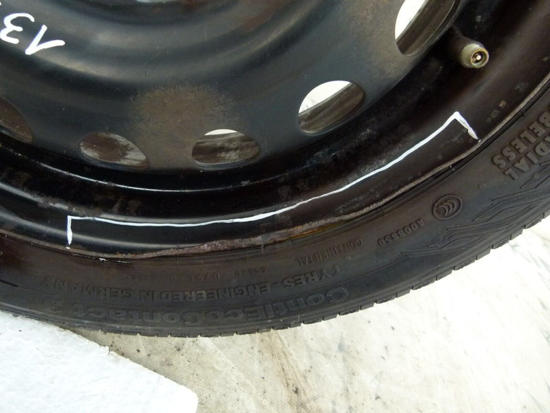 PEUGEOT 107 STEEL RIM 14" AND TYRE 155/65/14 4.5J ET39 GENUINE 2140679