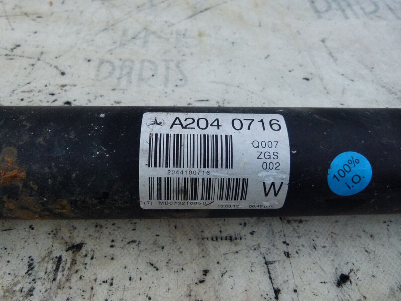 MERCEDES C W204 2007-2011 2.2 CDI DIESEL PROP SHAFT GENUINE A2044100716