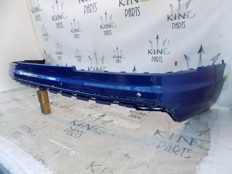 AUDI Q7 S-LINE FACELIFT 2015-2018 BLUE REAR BUMPER GENUINE 4M0.807.527.D