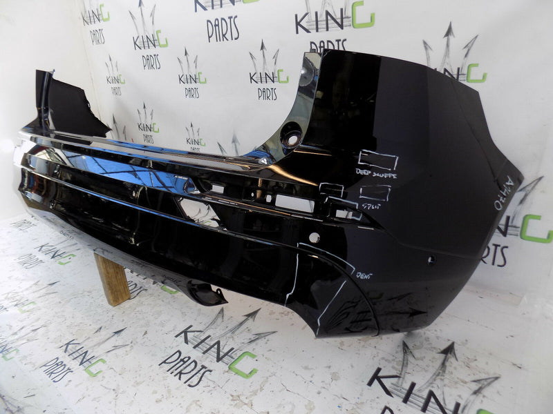 VOLVO XC90 II T8 R-DESIGN 2014-17 BLACK REAR BUMPER GENUINE PDC 31353390