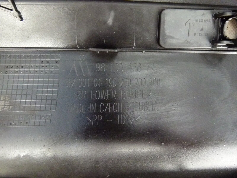 CITROEN C3 PureTech FACELIFT 2017-18 FRONT BUMPER PDC GENUINE 9813343877