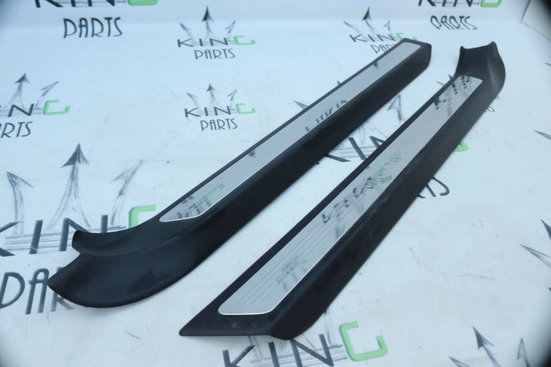 MERCEDES E CLASS W207 2009-2017 PAIR OF KICK PLATE SILL TRIM ENTRANCE COVERS