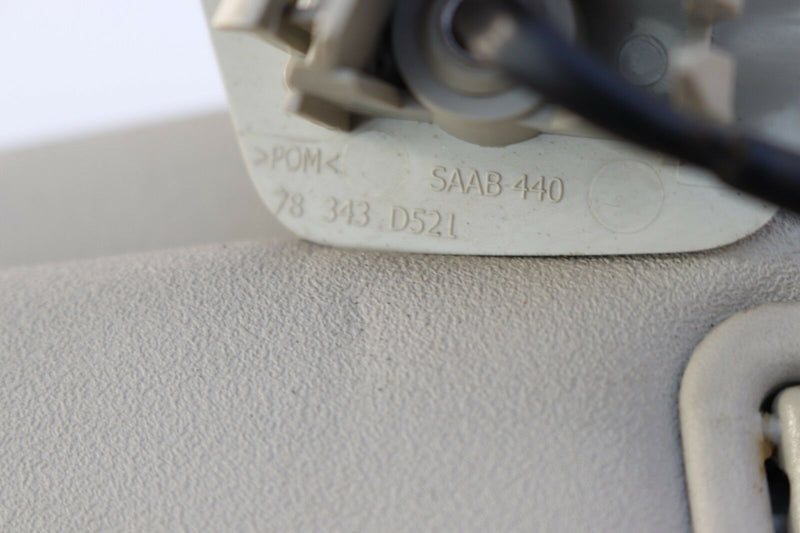 SAAB 93 9-3 2003-2008 PAIR OF SUN VISOR DRIVER AND PASSENGER SIDE 78343D521