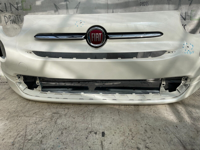 FIAT 500 LOUNGE FACELIFT 2015-23 FRONT BUMPER & TOP BADGE LOGO 735619491