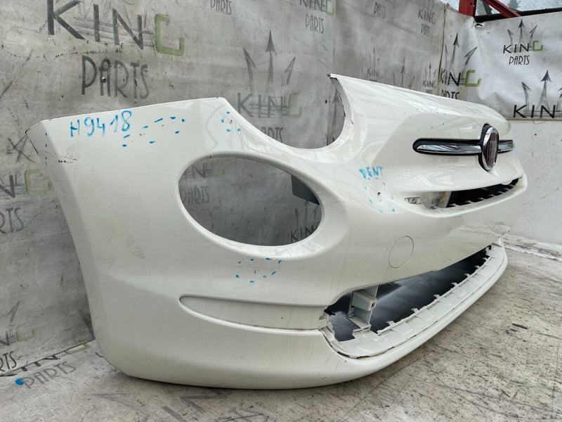 FIAT 500 LOUNGE FACELIFT 2015-23 FRONT BUMPER & TOP BADGE LOGO 735619491