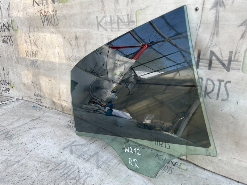 MERCEDES E CLASS W212 2010-16 REAR DOOR RIGHT DRIVER SIDE WINDOW GLASS GENUINE