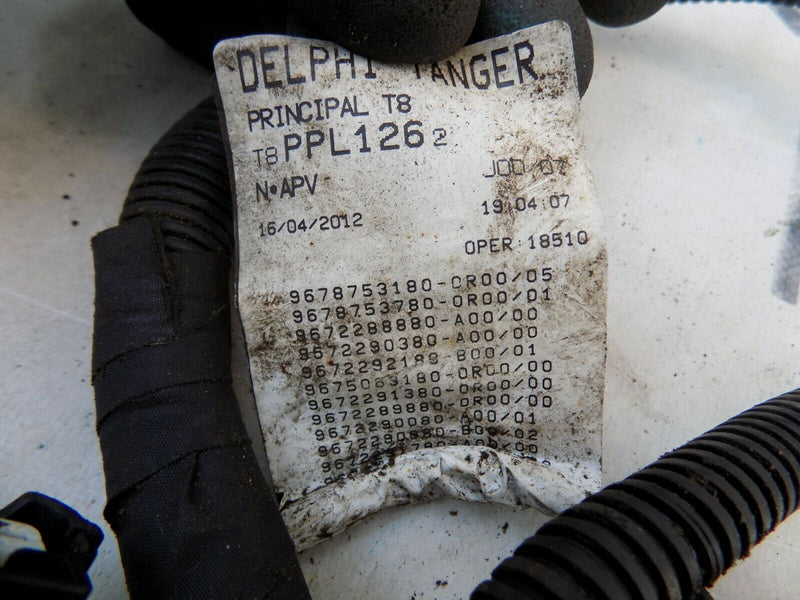 PEUGEOT 3008 2008-2016 HARNESS WIRING LOOM 9678753180 *N