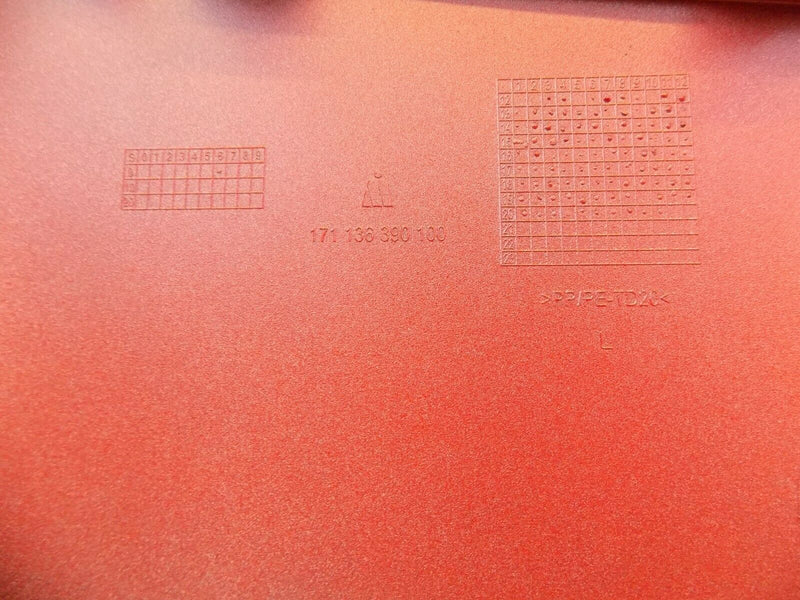 MAN TGX EURO 6 2020-ON  LEFT BUMPER CORNER UPPER IN RED GENUINE 171136390100