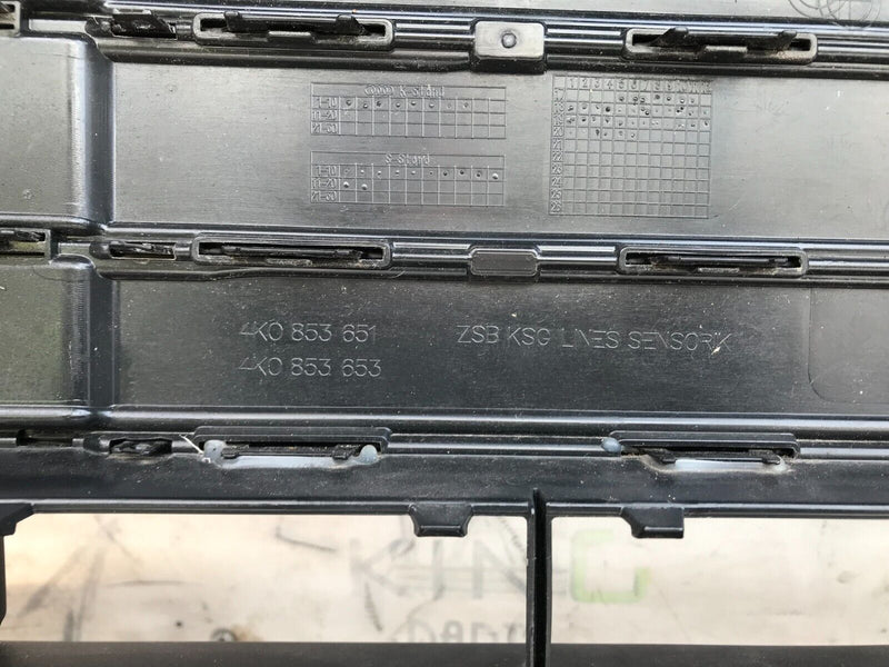 AUDI A6 4K0 C8 2019-ON BLACK FRONT BUMPER GENUINE 4K0807437 A