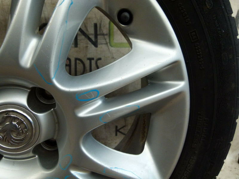 CORSA D GENUINE 16" ALLOY WHEEL 6Jx16H ET40 0P033K8 TYRE 195/55 R16