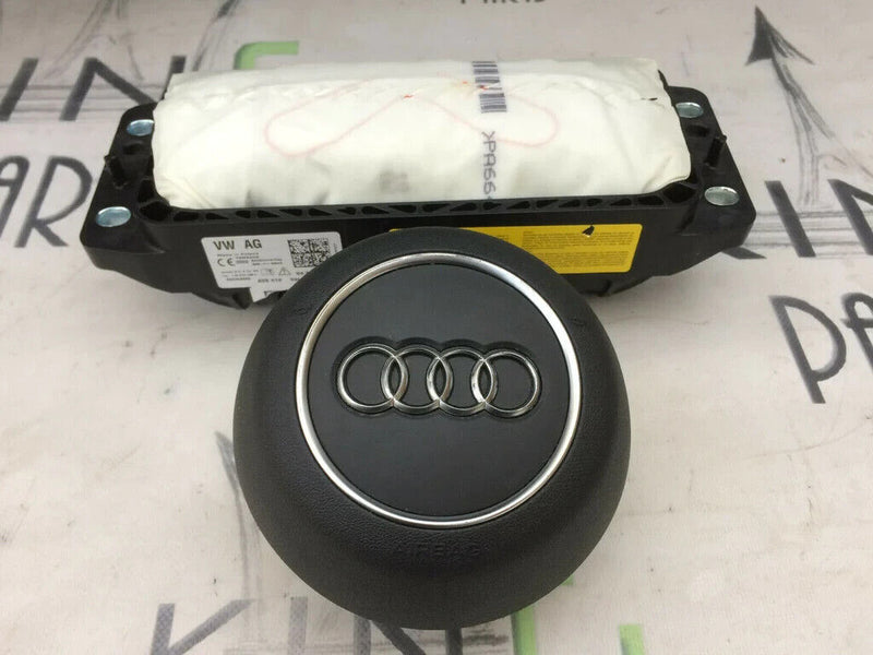 AUDI Q2 DASHBOARD GENUINE 2x AIRBAG - STEERING WHEEL DRIVER & PASSENGER SIDE