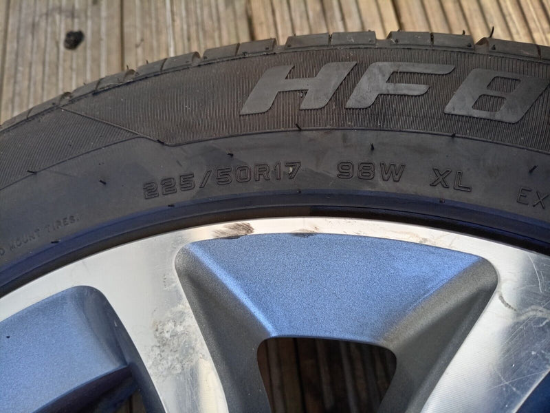 MERCEDES W205 SET OF 17" ALLOY WHEELS WITH TYRES 225/50/17 7J ET42 A2054010200