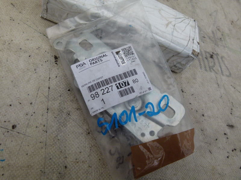 PEUGEOT 208 II 2019-ON BONNET HOOD LOCK MECHANISM GENUINE 9822710780