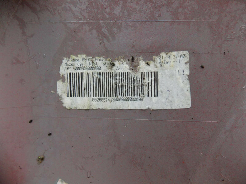 SKODA OCTAVIA IV MK4 5E 2020 UP--FRONT BUMPER IN RED PDC HOLES 5E3807221