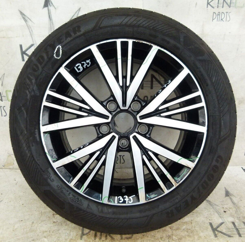 VW GOLF MK7 WHEEL ALLOY RIM & TIRE 6.5JX16H2 ET46 5G0601025CD GENUINE