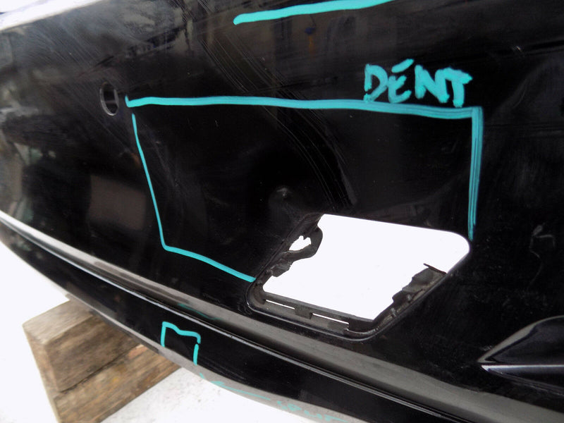 BMW 3 SERIES F30 2012 2013 2014 4ZYL SALOON BLACK REAR BUMPER 51127256930