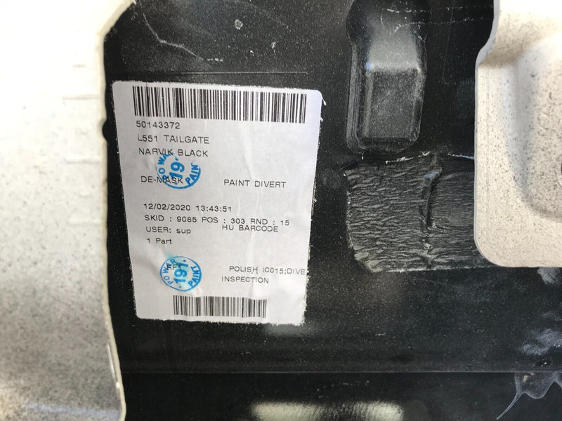 LAND ROVER EVOQUE L551 2018-ON GENUINE BOOT LID TAILGATE PLASTIC PANEL