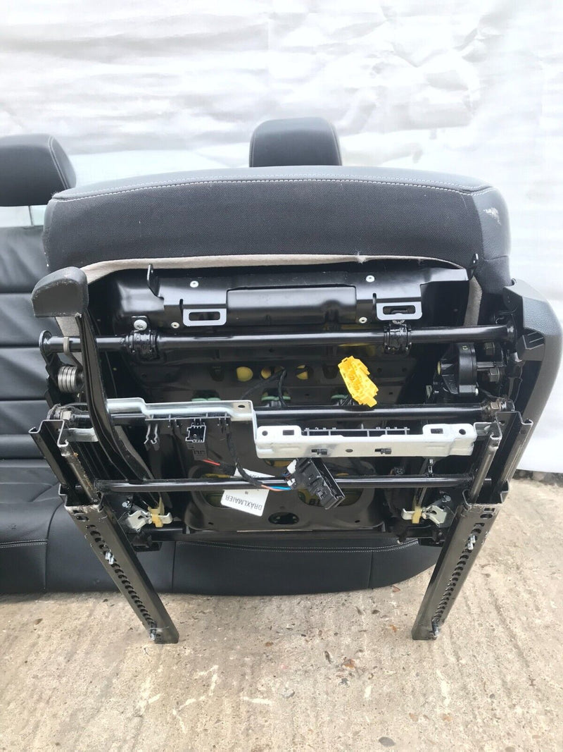 MERCEDES W212 SALOON 09-16  BLACK LEATHER COMPLETE SEATS SET FRONT AND REAR SEAT