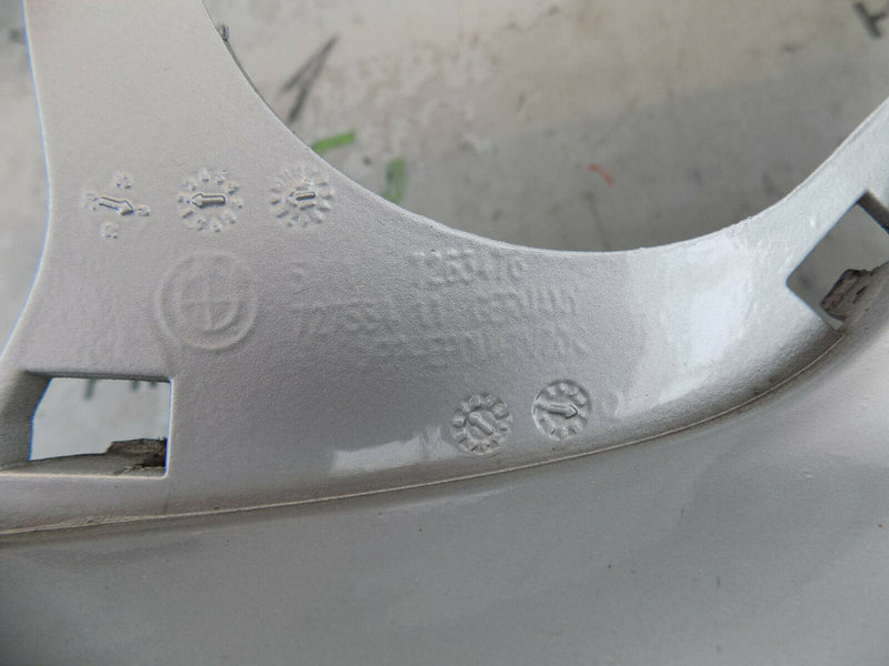 MW 3 SERIES F30 F31 2011-2014 SILVER FRONT BUMPER GENUINE 51118060283