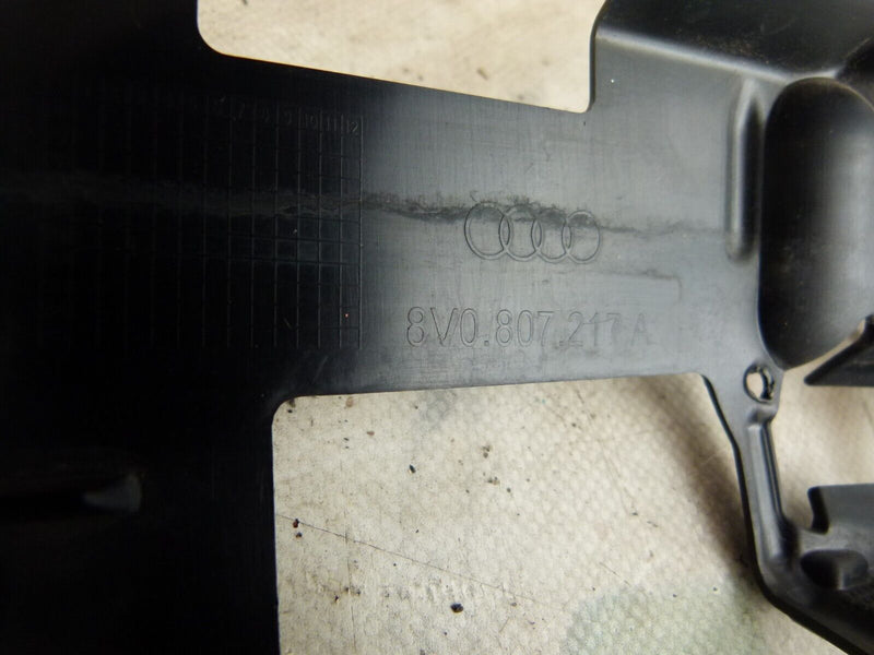 AUDI A3 8V LCI ESTATE 2016-20 REAR BUMPER BRACKET GENUINE 8V0807217