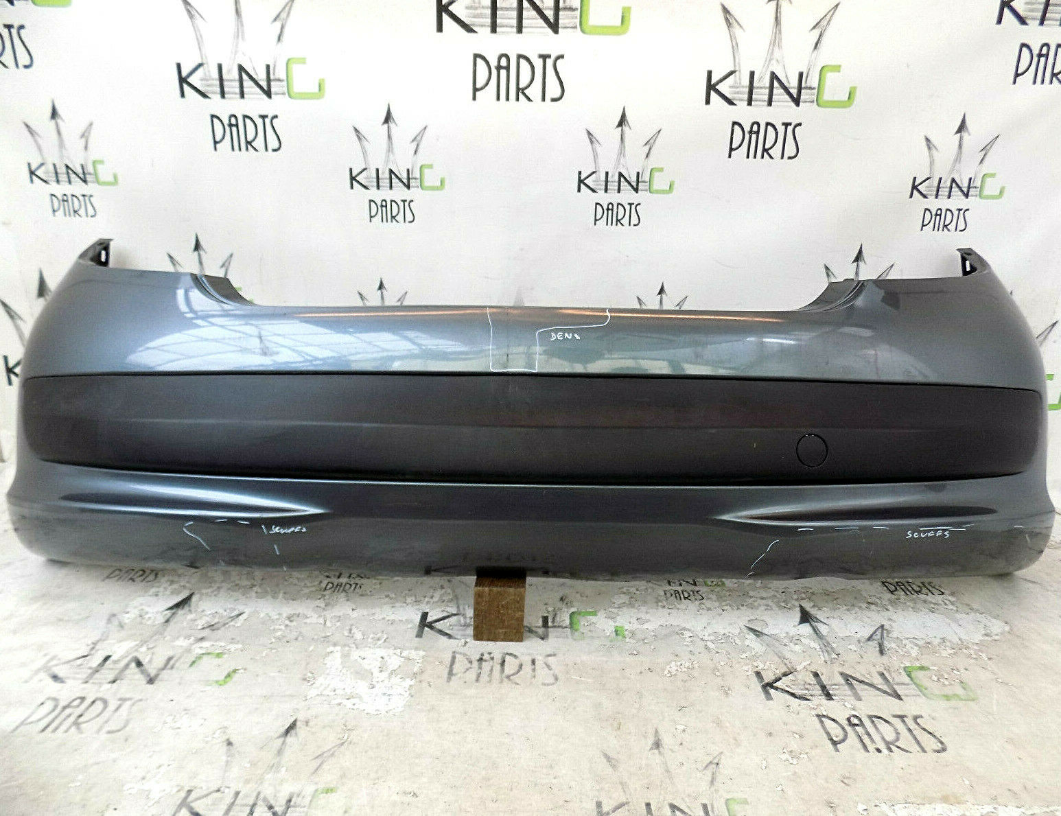PEUGEOT 207 2006-2009 CC GREY REAR BUMPER GENUINE 9649690177 #B1385