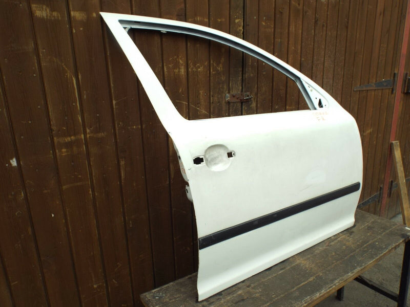Skoda Octavia MK2 2004-2008 Front Door Right Driver Side O/S White