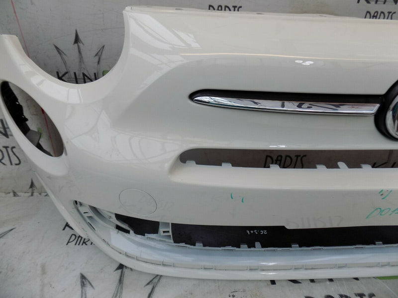 FIAT 500 S SPORT 2016-ON FACELIFT FRONT BUMPER IN WHITE + BADGE 735619571