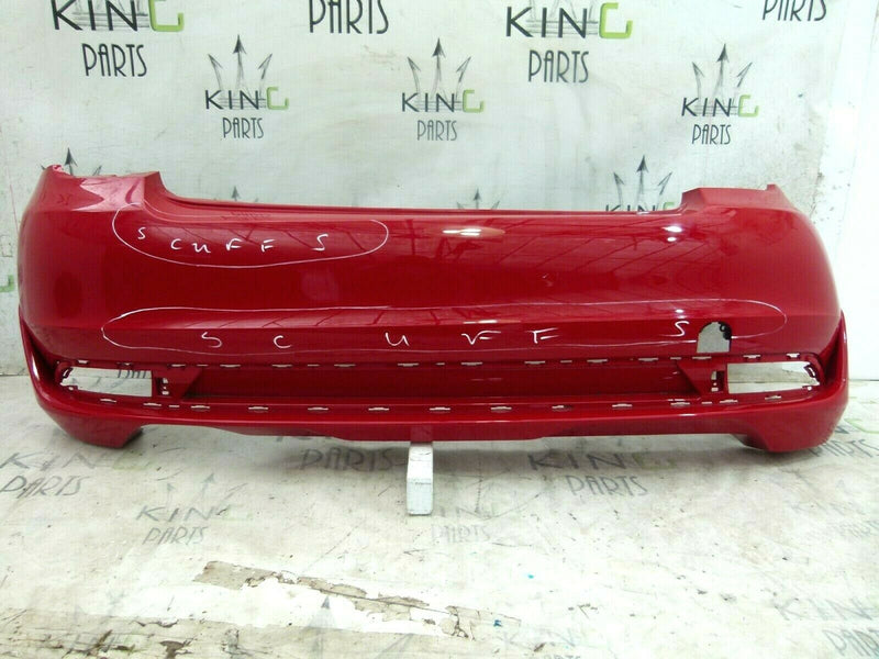 FIAT 500 SPORT 2016-ON FACELIFT REAR BUMPER GENUINE RED 735619800