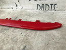 FIAT 500 ABARTH 959 2016-ON FACELIFT REAR BUMPER TRIM IN RED 735633086