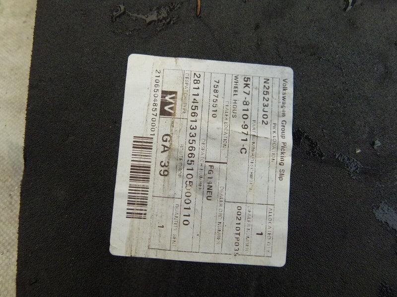 VW SKODA SEAT AUDI INSULATION PLATE ISOLATION TRAY GENUINE 000864663