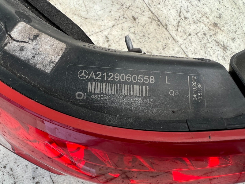 MERCEDES E CLASS W112 2009-2013 PASSENGER SIDE REAR LIGHT A2129060558