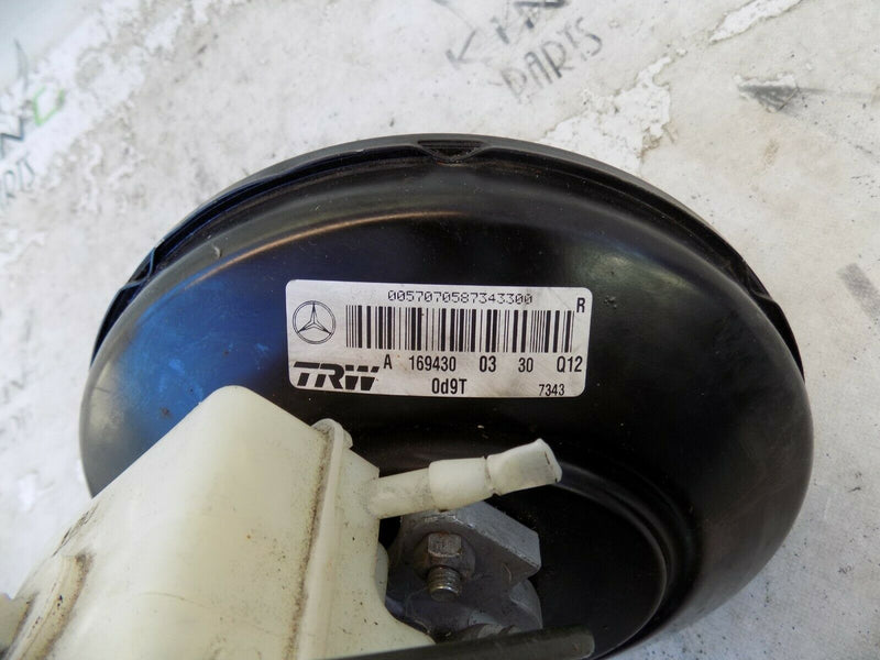 MERCEDES W169 A CLASS W245 B CLASS  BRAKE SERVO & MASTER CYLINDER A1694300330
