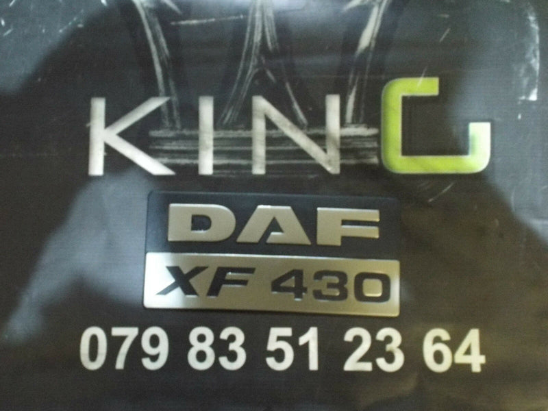 DAF Large Bus Lorry Side Cabin Coach Truck "DAF XF 430" Script Logo