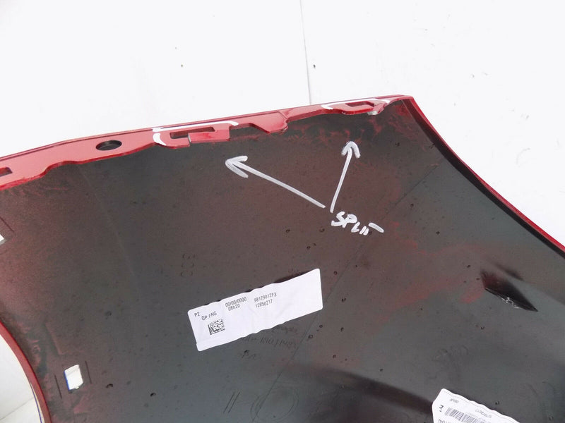 PEUGEOT 2008 FACELIFT - 2017 2018 RED FRONT BUMPER GENUINE 9814116177
